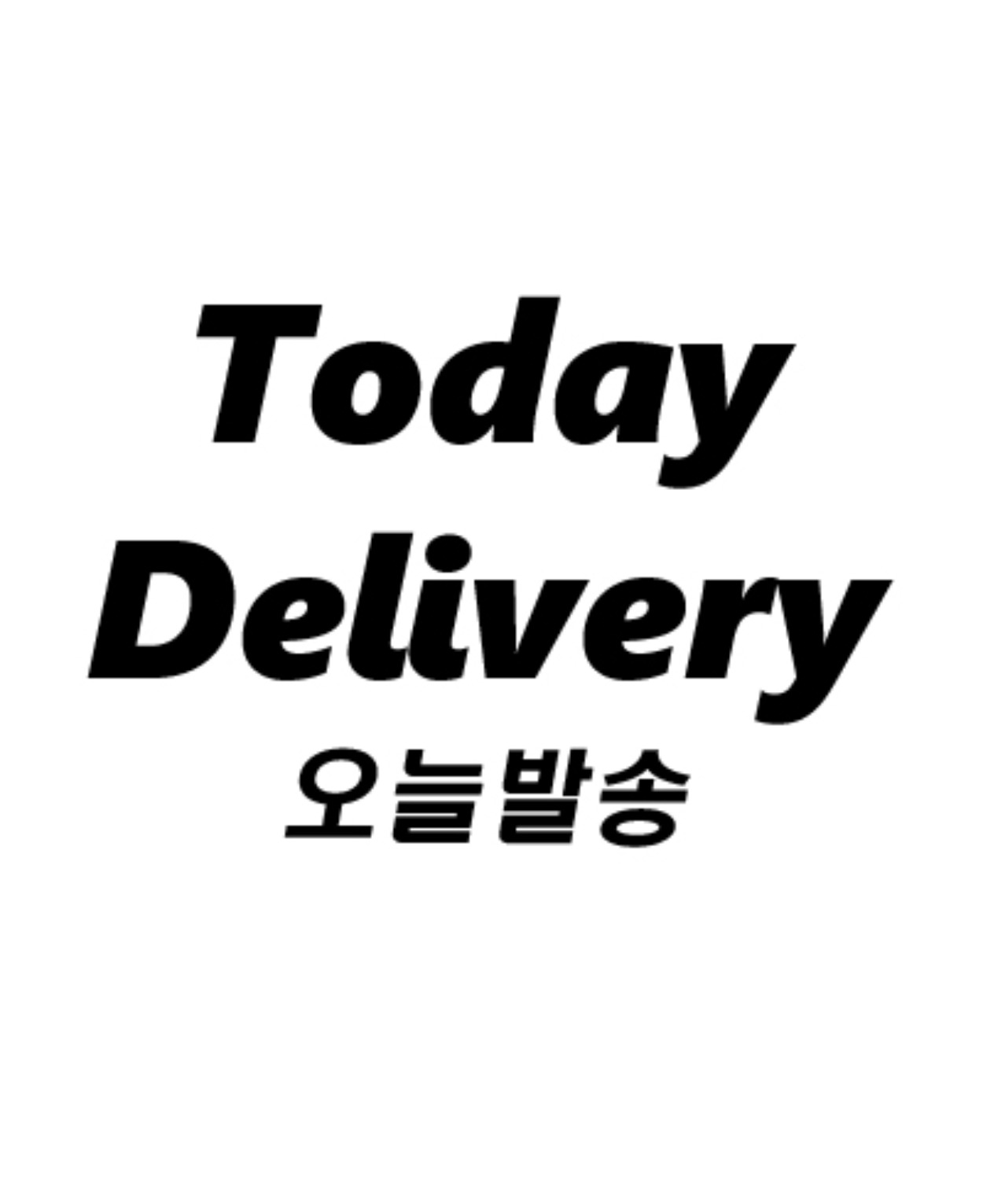 Today Delivery 오늘발송